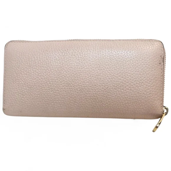 Michael Kors Jet Set Travel Large Continental Zippered Wallet, Beige, Leather - Picture 2 of 7